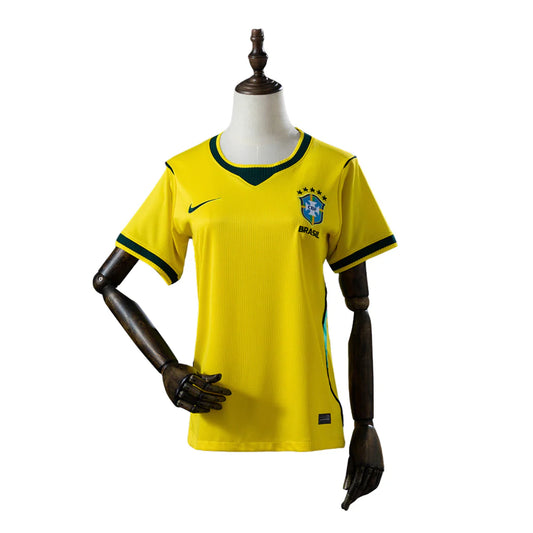 Camiseta Brasil FEMENINA principal Copa del Mundo 2026 - amarilla