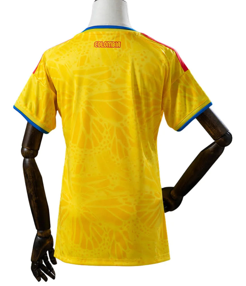 Camiseta Colombia FEMENINA principal Copa del Mundo 2026 - amarilla