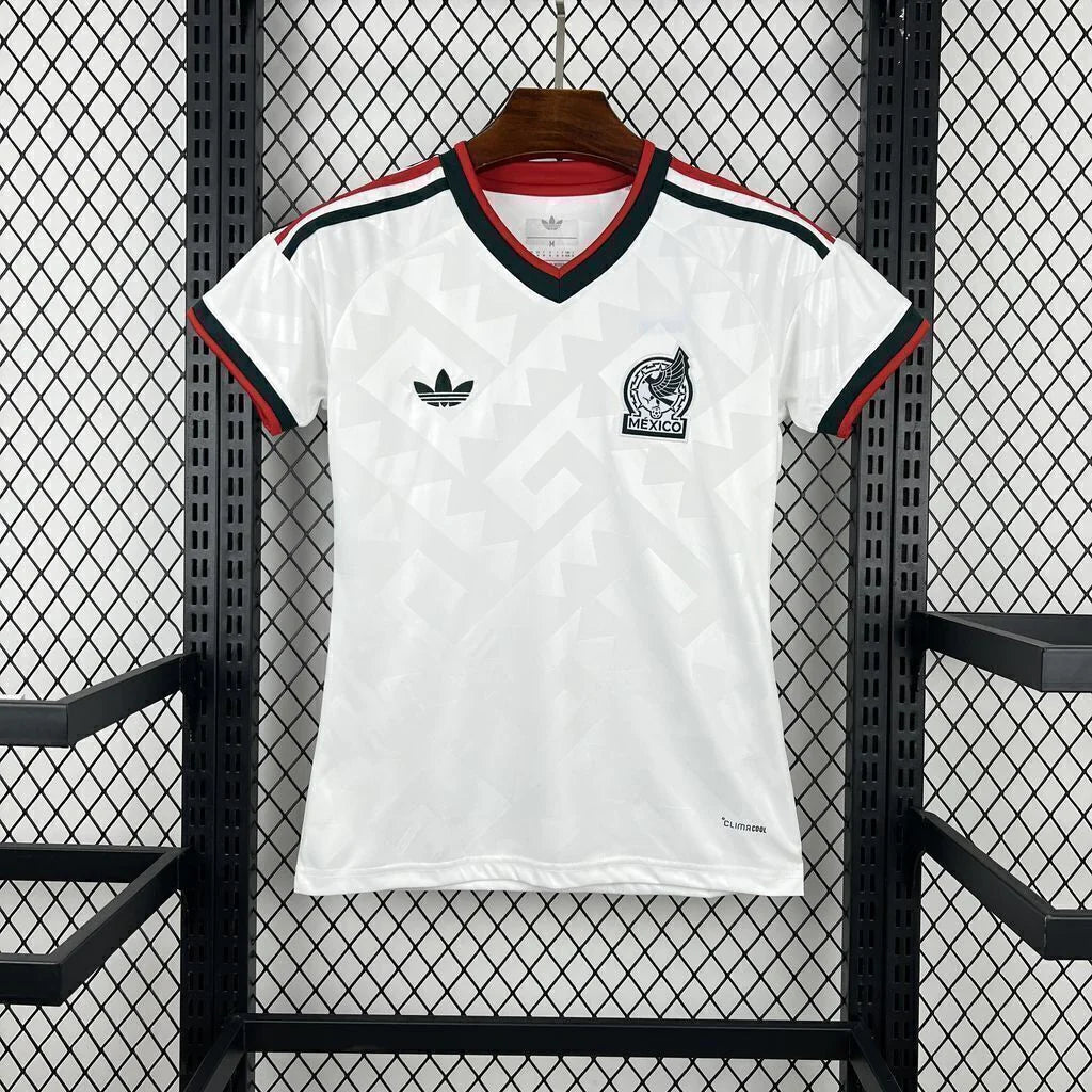 Camiseta México FEMENINA alternativa Copa del Mundo 2026 - blanca
