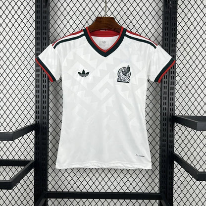 Camiseta México FEMENINA alternativa Copa del Mundo 2026 - blanca