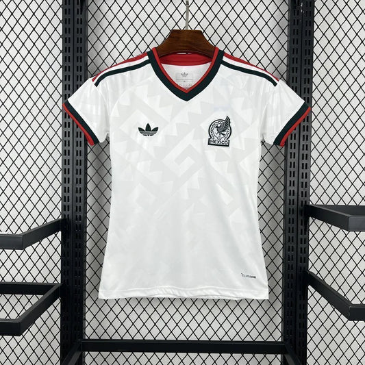 Camiseta México FEMENINA alternativa Copa del Mundo 2026 - blanca