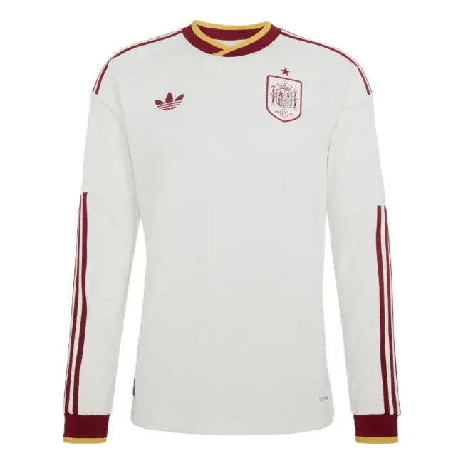 Camiseta Selección de España MANGA LARGA alternativa blanca - Copa del Mundo 2026