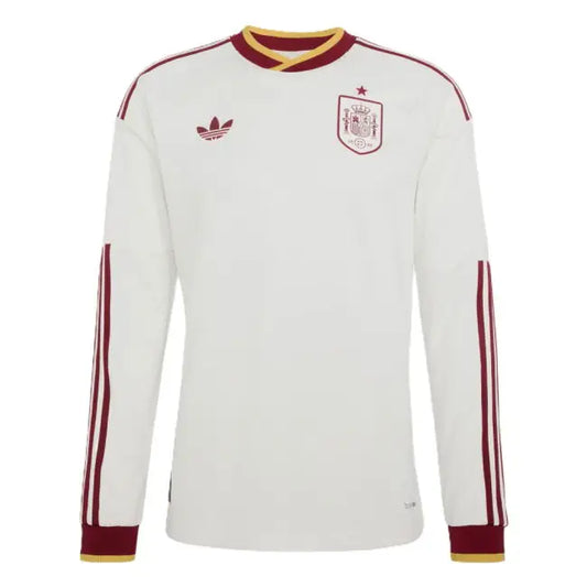 Camiseta Selección de España MANGA LARGA alternativa blanca - Copa del Mundo 2026