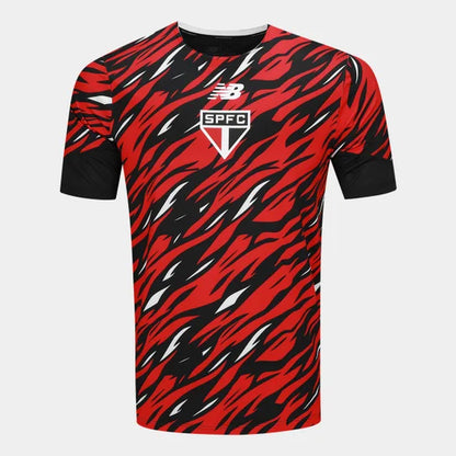 Camiseta São Paulo pré jogo roja/negra  2026/27
