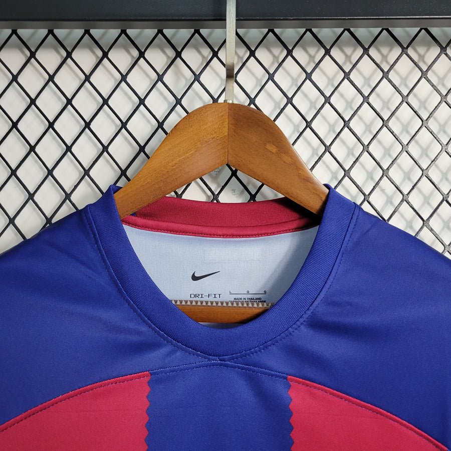 Camiseta Barcelona azul/roja Local 2023/24