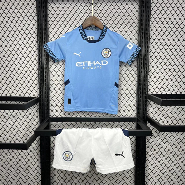 Conjunto Infantil Manchester City Local 2024/25
