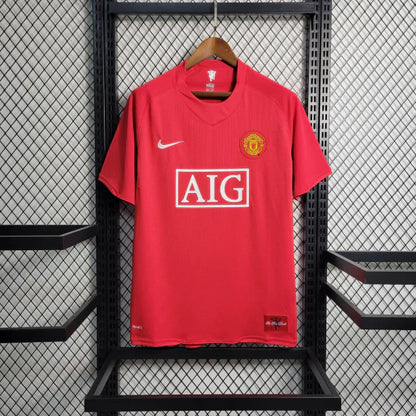 Camiseta Retro Manchester United Home 2007/08