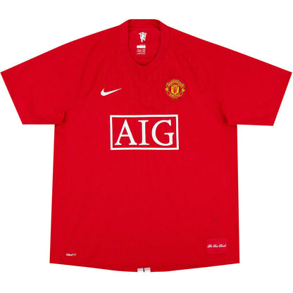 Camiseta Retro Manchester United Home 2007/08