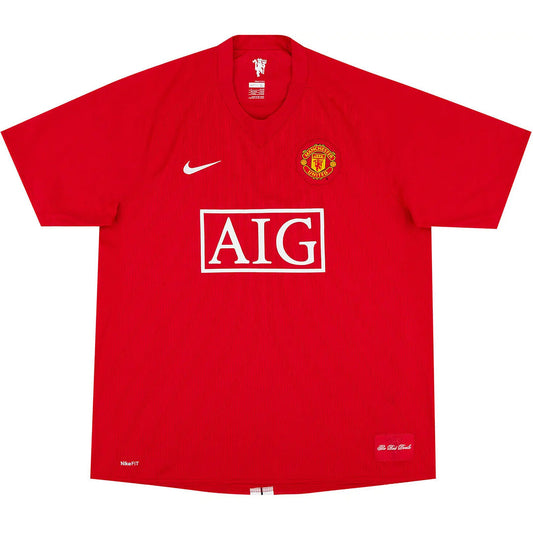 Camiseta Retro Manchester United Local 2007/08