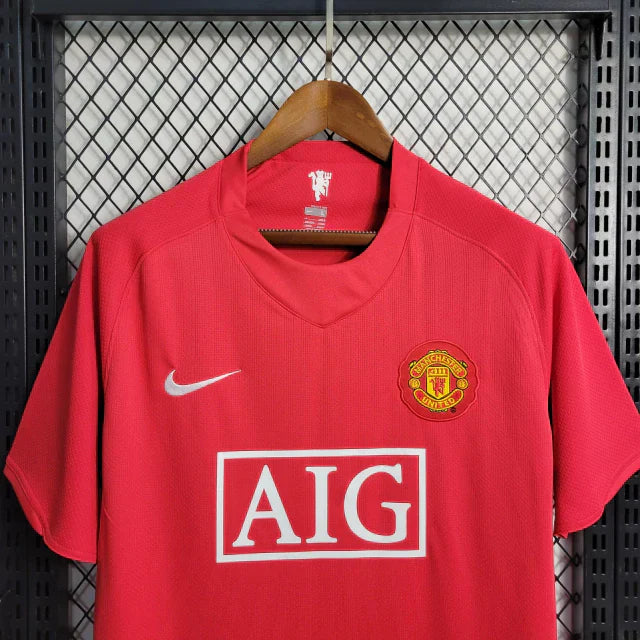 Camiseta Retro Manchester United Local 2007/08