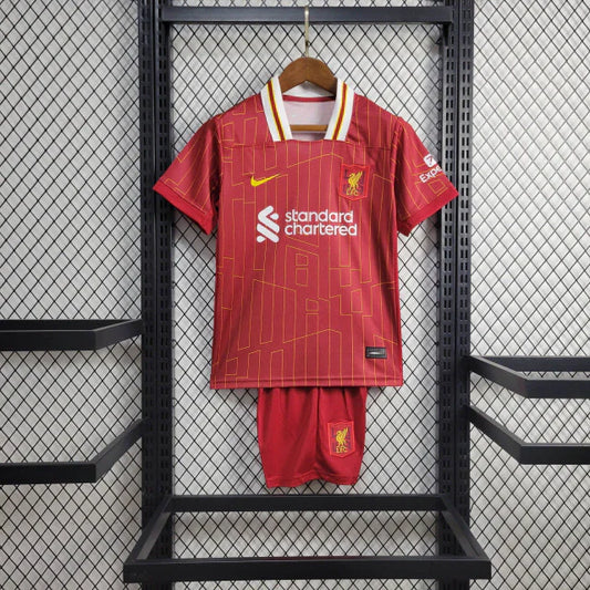 Conjunto Infantil Liverpool Local 2024/25