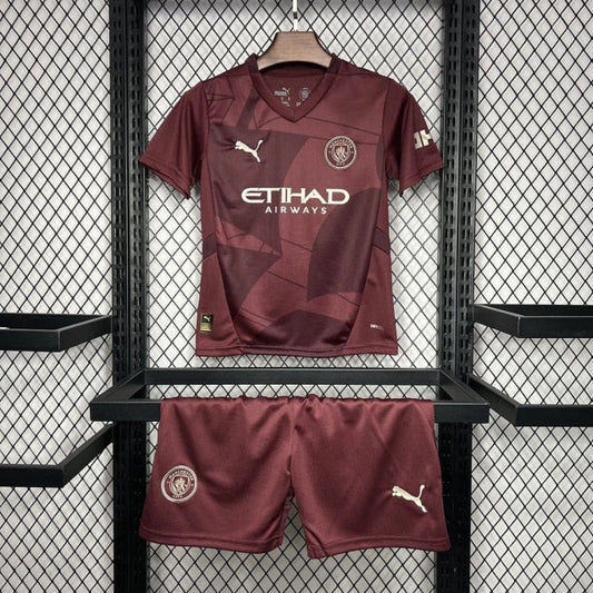 Conjunto Infantil Manchester City Tercera 2024/25