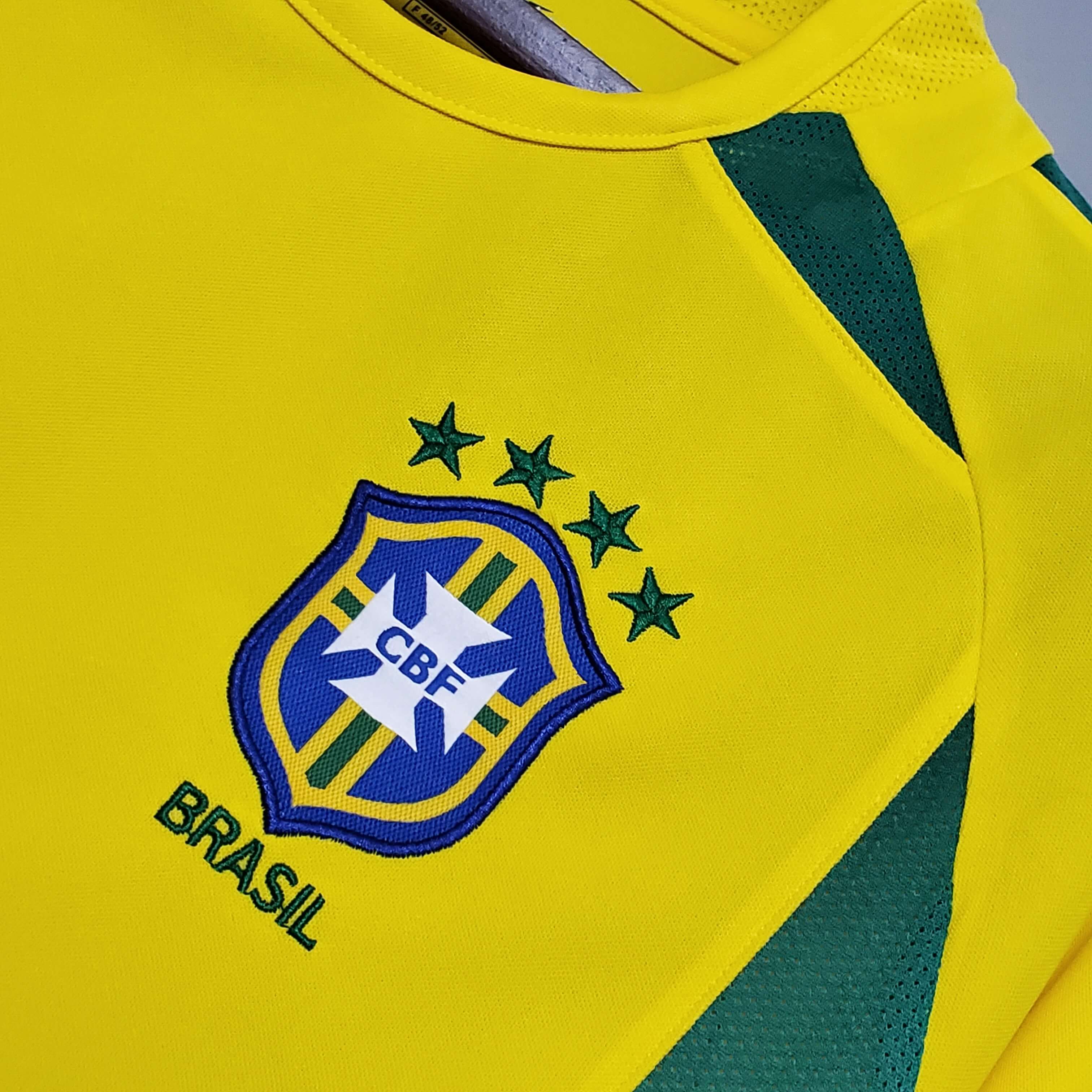 Camiseta Retro Selección Brasil 2002/02 Local