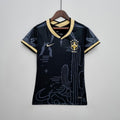 Camiseta Femenina Selección Brasil 2022/22 Edición Limitada Negra