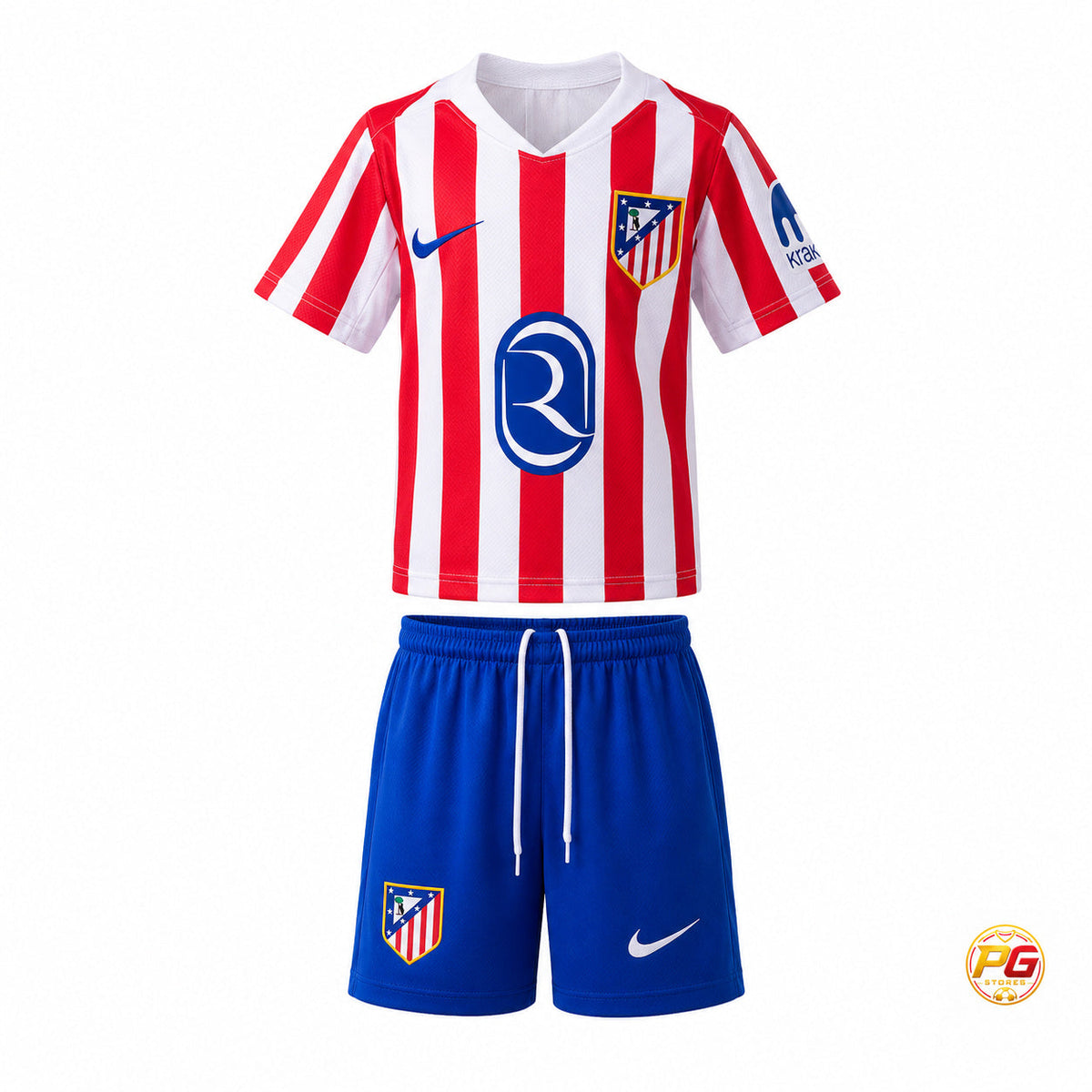 Kit infantil Atlético de Madrid 25/26 a rayas — PG Stores