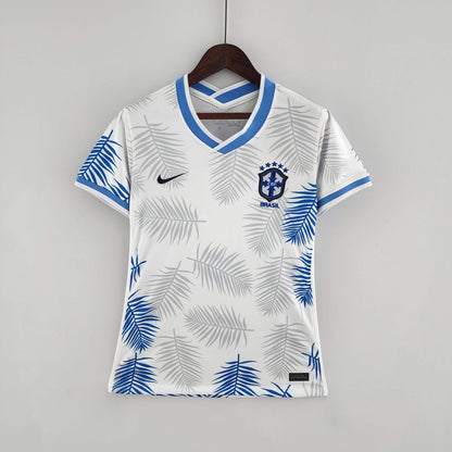 Camiseta Femenina Selección Brasil 2022/22 Edición Limitada Blanca