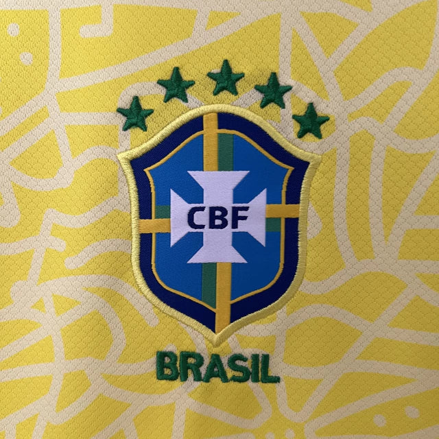 Camiseta Brasil Home 2024 FEMENINA
