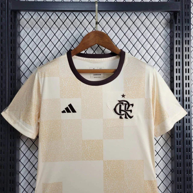 Camiseta Femenina Flamengo Pré-Jogo 2024/25