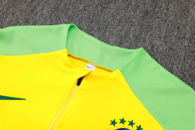 Chándal Brasil 2024 - Amarillo, Verde y Azul