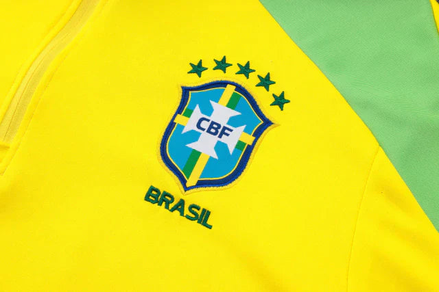 Chándal Brasil 2024 - Amarillo, Verde y Azul