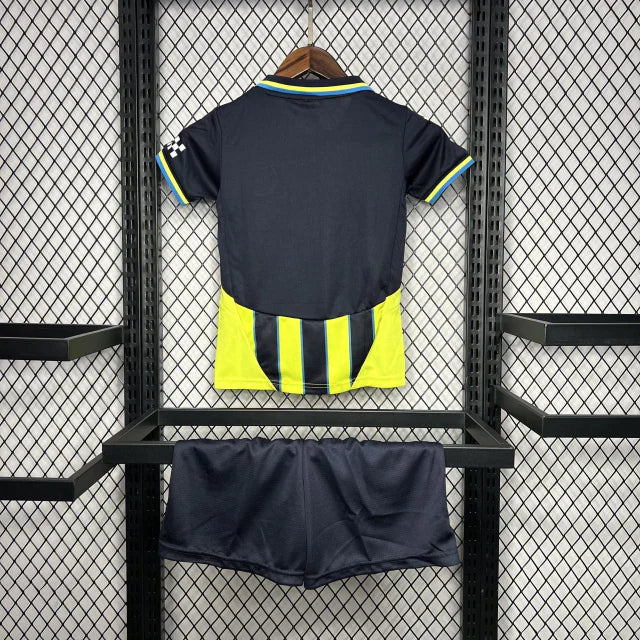 Conjunto Infantil Manchester City Visitante 2024/25