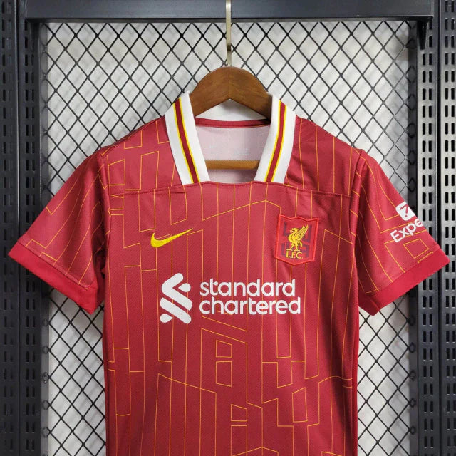 Conjunto Infantil Liverpool Local 2024/25