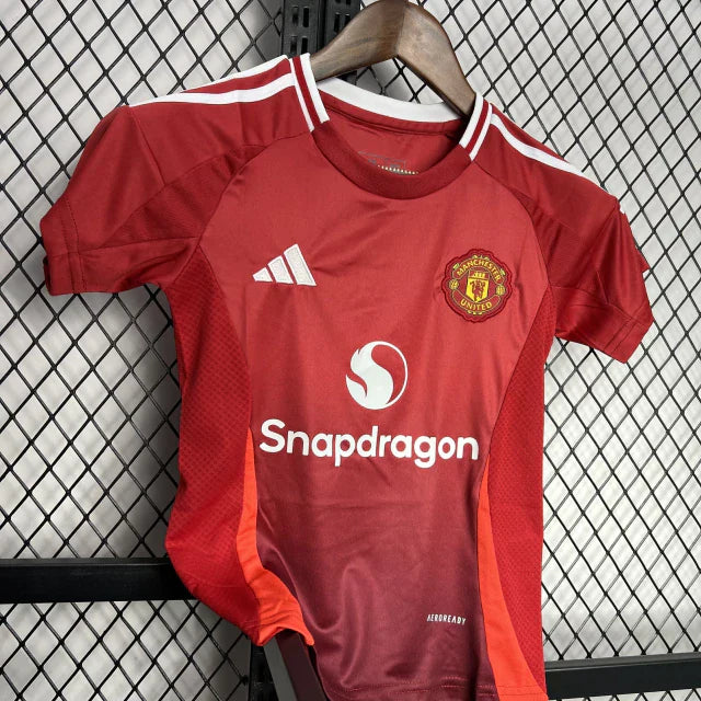 Conjunto Infantil Manchester United Local 2024/25