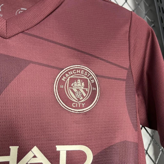 Conjunto Infantil Manchester City Tercera 2024/25
