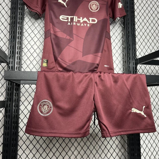 Conjunto Infantil Manchester City Tercera 2024/25