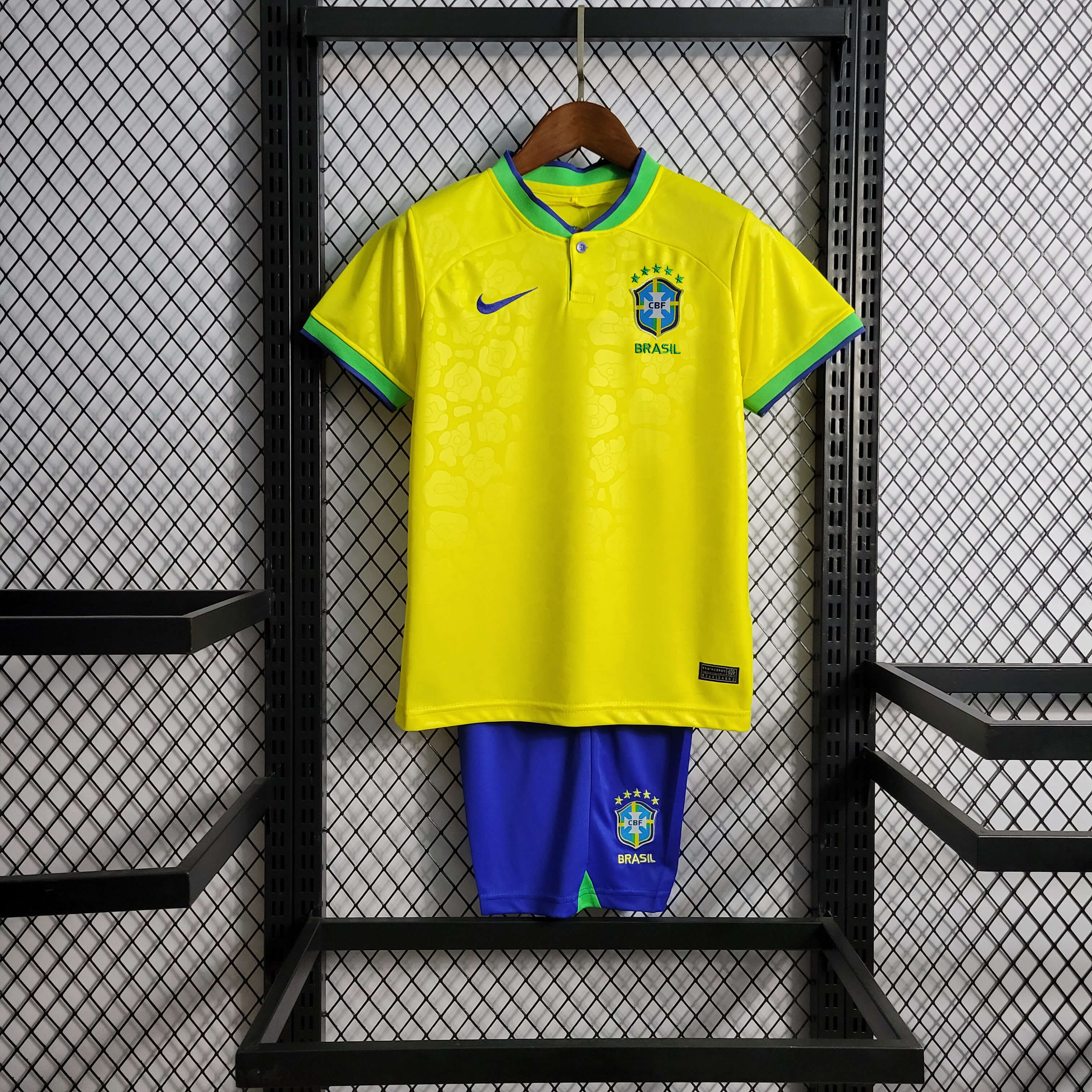 Conjunto Infantil Brasil 2022/23 - Local Aficionado PRO