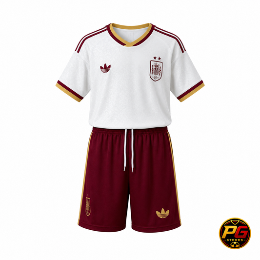 Kit España 2026 segunda equipación campeón niño - PG Stores