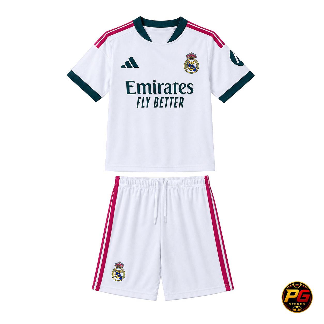 Kit Infantil Merengues 26/27 blanco sobre fondo blanco
