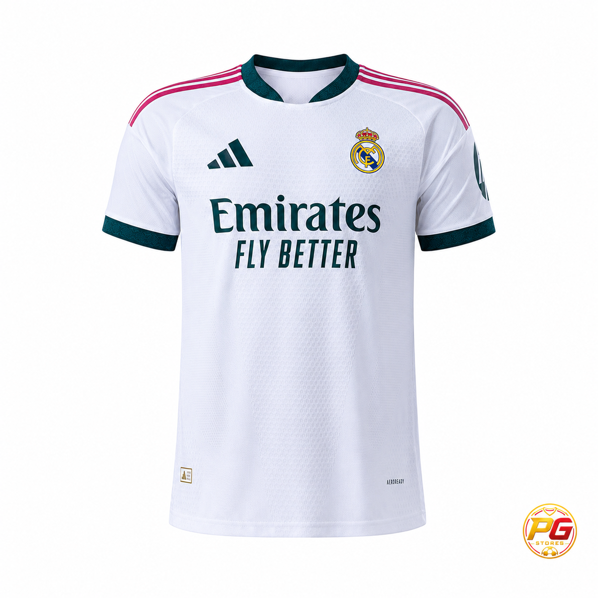 Camiseta Merengues 26/27 Player sobre fondo blanco