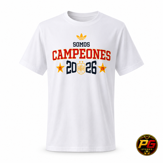 Camiseta Esp Somos Campeones V2 Blanca
